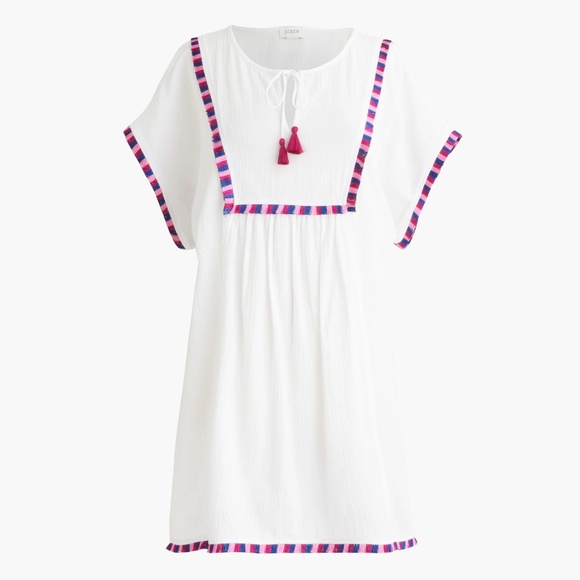J.Crew Fringe Beach Tunic Size L - Picture 3 of 9